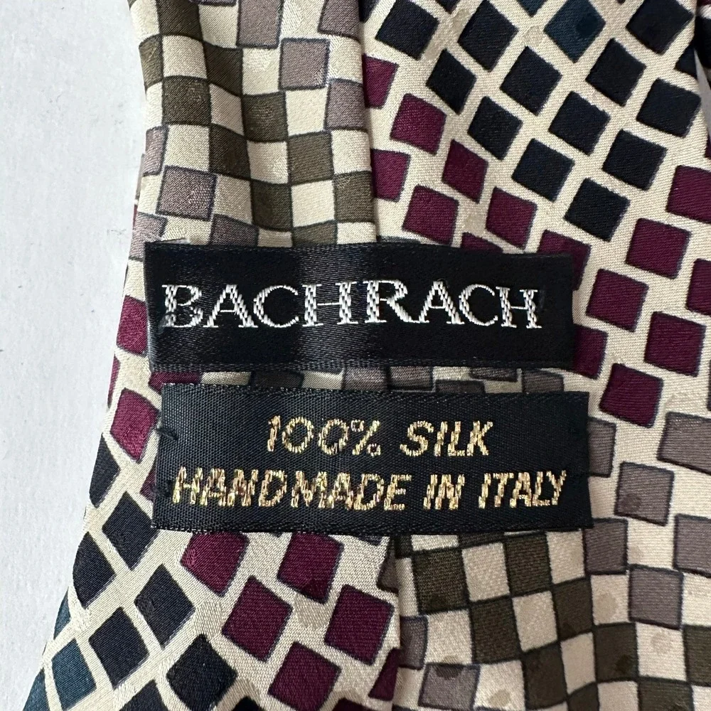 Bachrach silk necktie